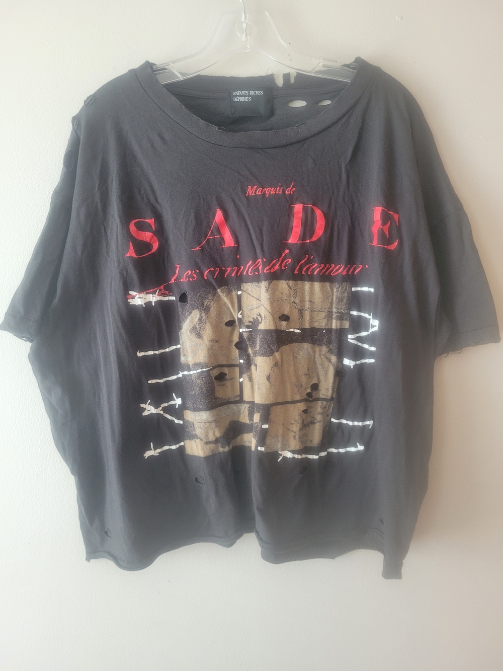Marquis De Sade Distressed Tee